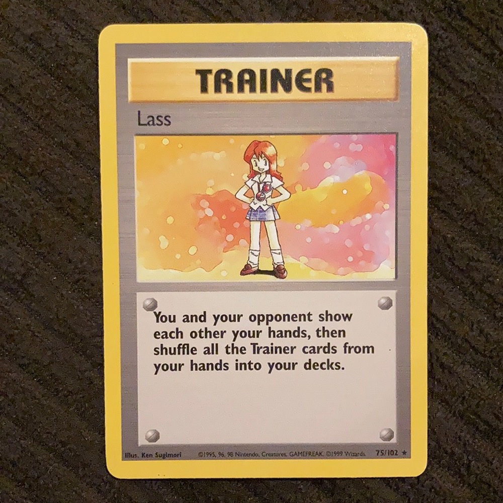 Trainer Lass Pokémon Card